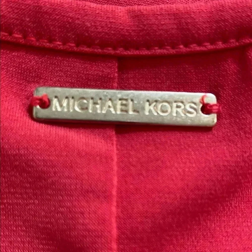 Michael KORS red dress size M EUC - Picture 4 of 9